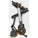 Paiseec W3 3-in-1 folding electric wheelchair in a compact folded position for easier transport and storage.