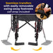 Poly-Fly Manual Wheelchair, Swing-Away Footrest Detail