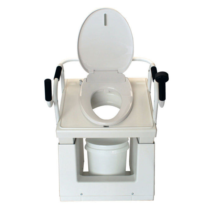 Throne Butler Powered Lift Commode Chair-With Handle