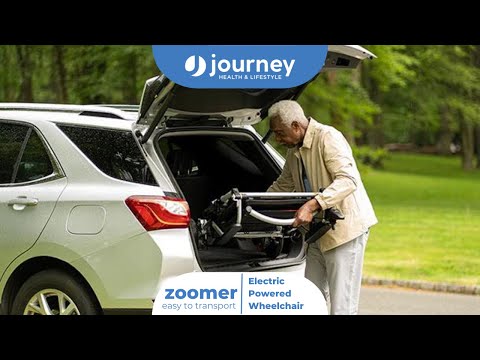 The Journey Zoomer  Wheelchair is an innovative folding power chair that has been meticulously crafted to address the very challenges that hinder your movement. Tired of feeling restricted? The Zoomer's easy one-handed joystick control empowers you to navigate your surroundings effortlessly, eliminating the frustration of cumbersome controls.