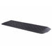 PVI rubber threshold ramp in black with textured surface for crossing small doorway thresholds