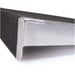 Close-up of PVI self-supporting threshold ramp showing aluminum side support and textured ramp surface
