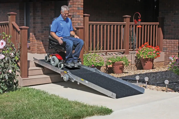 PVI Wheel-a-Bout Roll-Away Wheelchair Ramp
