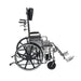 Sentra Reclining Wheelchair, Detachable Desk Arms, 22" Seat