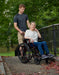 Rebel Wheelchair, Red, Lifestyle View