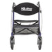 Rollator with Padded Seat and Contoured Backrest Detail, Lavender