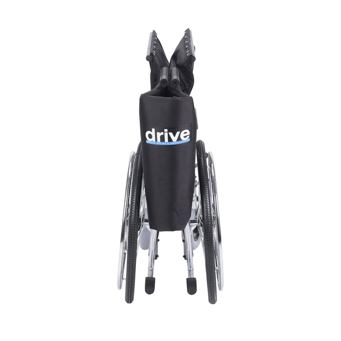 Sentra EC Extra Wide Wheelchair, Desk Arms, 30" Folded View