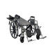 Sentra reclining wheelchair with 180° hydraulic recline