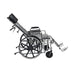 Sentra Reclining Wheelchair, Desk Arms, 22" Seat, Side View Reclined