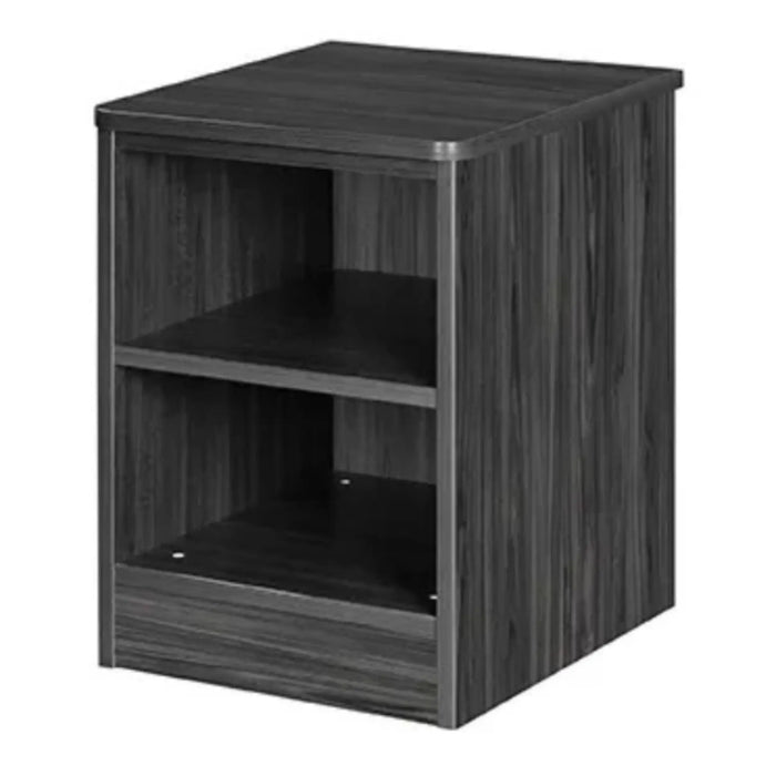 Serenica Collection behavioral health furniture 1 shelf night stand in coastal grey with open-front storage