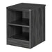 Serenica Collection behavioral health furniture 1 shelf night stand in coastal grey with open-front storage