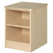 Serenica Collection behavioral health furniture 1 shelf night stand in maple with open-front storage