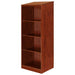 Serenica Collection behavioral health furniture 3 shelf wardrobe in cherry with open shelving