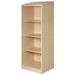 Serenica Collection behavioral health furniture 3 shelf wardrobe in maple with open shelving