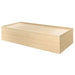 Serenica recessed platform bed in maple finish for behavioral health facilities with clean low-profile platform design