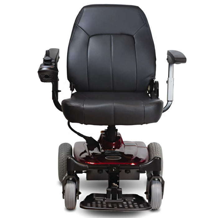 Front view of the Shoprider Jimmie powerchair.