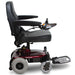 Side view of the Shoprider Jimmie powerchair.