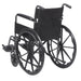 Silver Sport 1 Wheelchair, Detachable Desk Arms, 18" Seat, Rear View