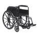 Silver Sport 1 Wheelchair, Non Removable Fixed Arms, 18" Seat, Folded Backrest