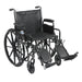 Silver Sport 2 Wheelchair, 20" Seat, Elevating Leg Rest Detail