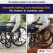 Silver Sport 2 Wheelchair, Non Removable Fixed Arms, 18" Seat, In Use