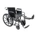 Silver Sport Full-Reclining Wheelchair, Desk Arms, 16" Seat One Legrest Up