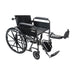 Silver Sport Full-Reclining Wheelchair, Full Arms, 16" Seat, One Legrest Up