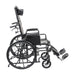 Silver Sport Full-Reclining Wheelchair, Desk Arms, 16" Seat Side View