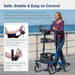 Elevate Upright Walker, Grey