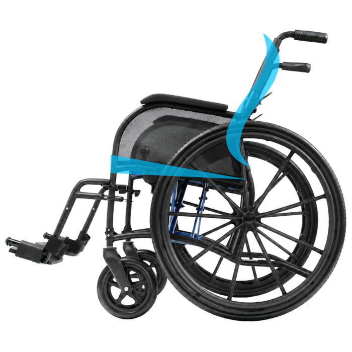 Strongback ErgoSteel ergonomic folding wheelchair