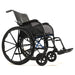 Strongback ErgoSteel folding wheelchair angled view