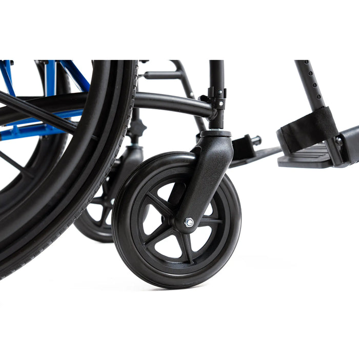Strongback ErgoSteel wheelchair front caster