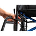 Strongback ErgoSteel removable wheelchair footrest