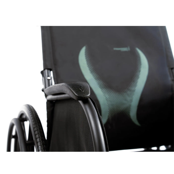 Strongback ErgoSteel wheelchair armrest