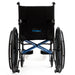 Strongback ErgoSteel folding wheelchair rear view