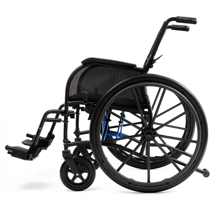 Strongback ErgoSteel wheelchair side view