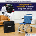 Super Light Folding Transport Wheelchair, Carry Bag Detail