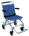 Super Light Folding Transport Wheelchair, Front View