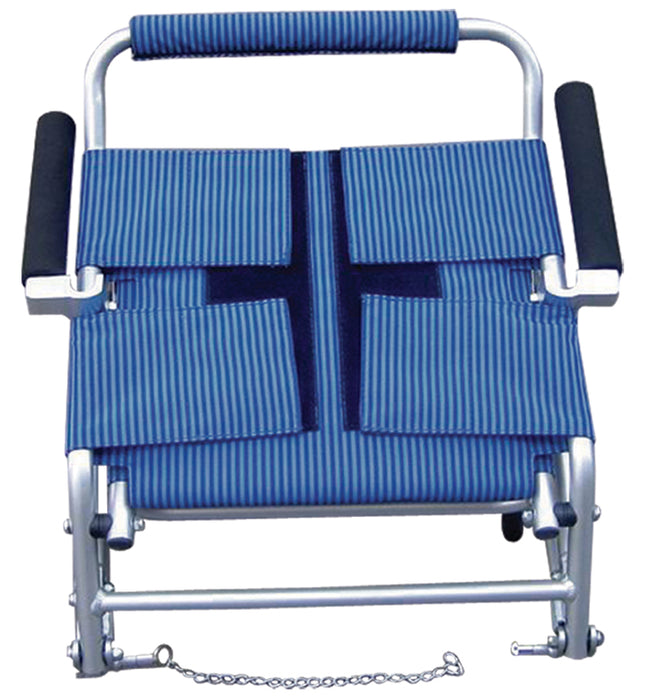 Super Light Transport Chair, Folded for Storage