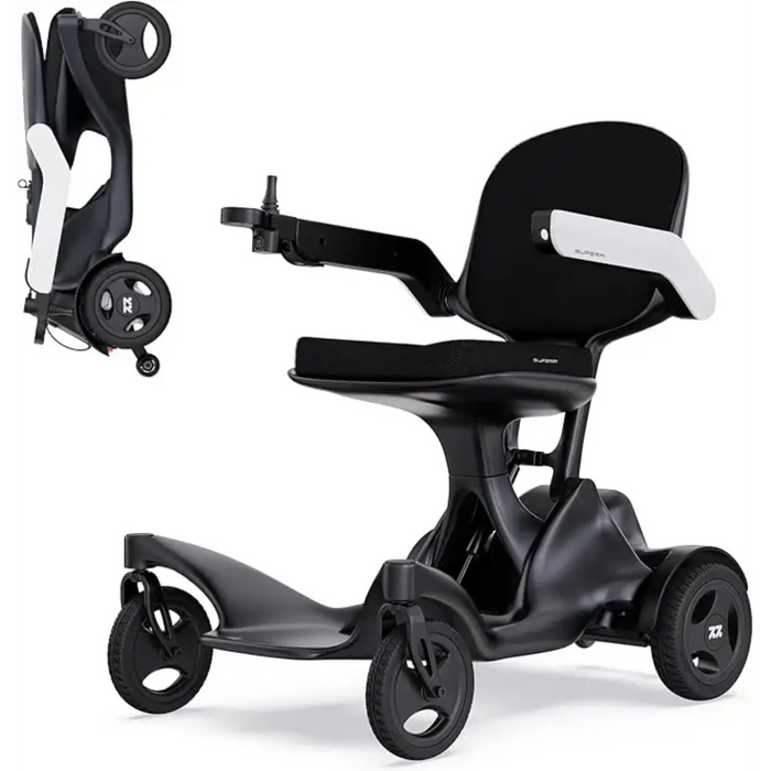 Superpi power robot wheelchair 300lbs black