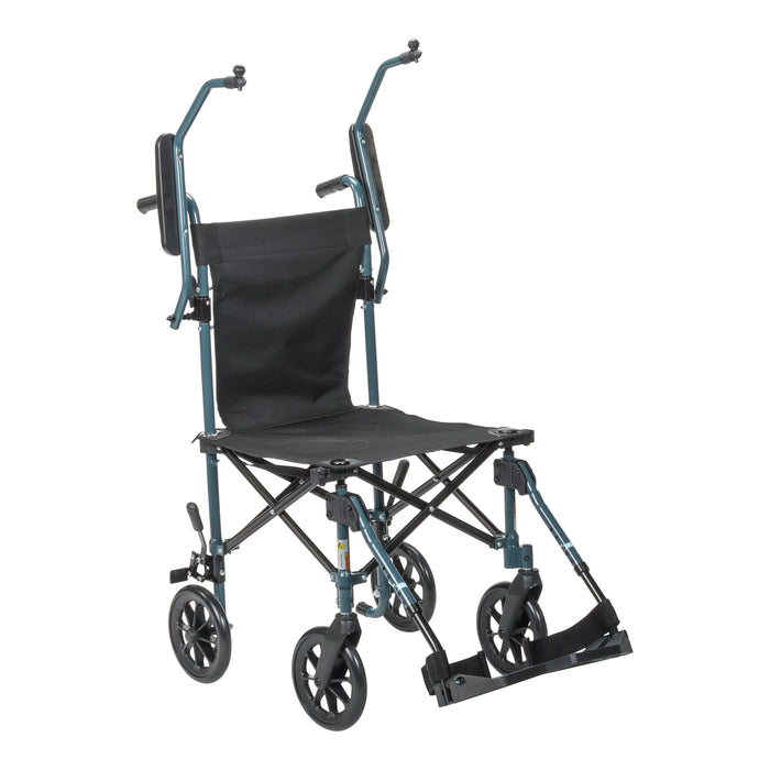 Travelite Transport Chair, Flip-Up Desk Arm Detail