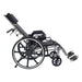 Viper Plus GT Full Reclining Wheelchair, Detachable Full Arms, 20" Seat Side View Reclined