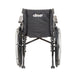 Viper Plus GT wheelchair rear view with push handles and anti-tip wheels