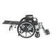 Viper Plus Light Weight Reclining Wheelchair with Elevating Leg Rests and Flip Back Detachable Arms, 12" Seat Recined