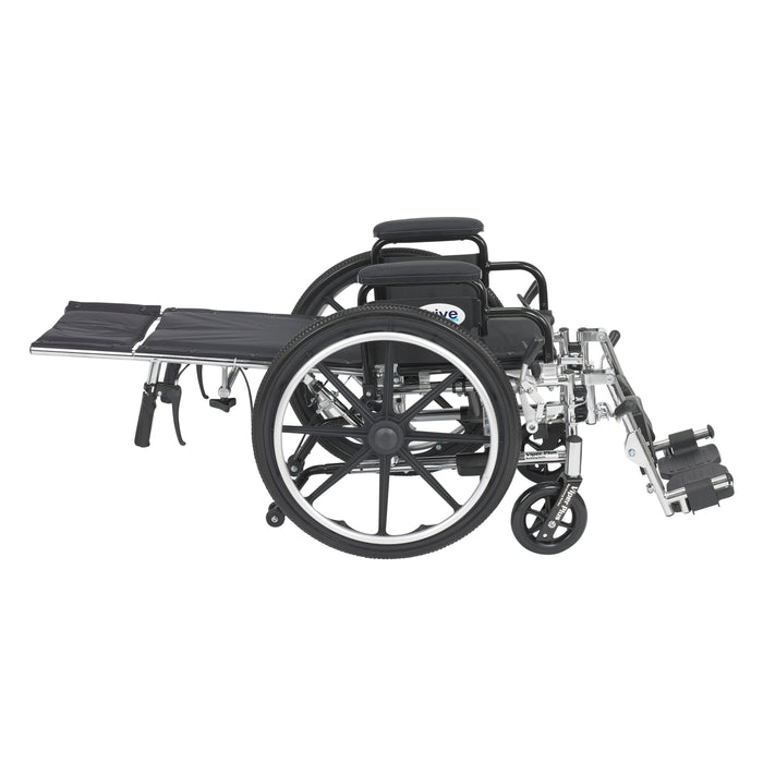 Viper Plus Pediatric Reclining Wheelchair, 14" Seat, Recline Mechanism Detail
