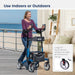 Elevate Upright Walker, Grey
