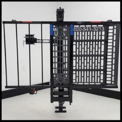 Wheelchair Carrier Hold n' Go regular silver carrier platform