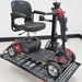 Wheelchair Carrier Patriotic electric scooter lift with red Pride mobility scooter on platform