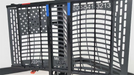 Wheelchair Carrier Patriotic electric lift platform with American flag design