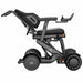 XSTO M4 Pro Smart Electric Wheelchair with the backrest reclined, showcasing adjustable seating that enhances comfort, pressure relief, and long-term support.